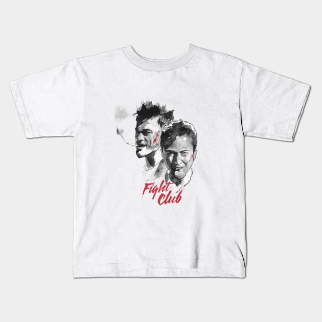 Fight Club Kids T-Shirt by rjartworks